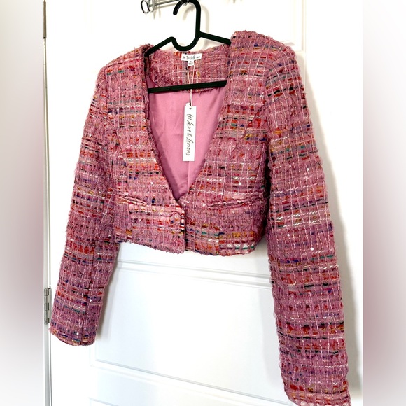 FOR LOVE & LEMONS
Celine Cropped Blazer - Picture 6 of 10